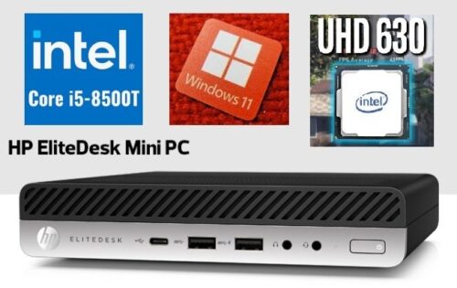 HP Elitedesk 800 G4 Mini | i5 - 8500T | 8GB DDR4 | 256GB SSD | HEXACORE | Windows 11 PRO