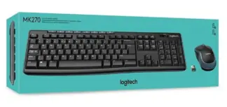 Conjunto combinado de teclado y ratón inalámbricos Logitech MK270
