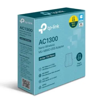TP-Link Archer T3U Nano Adaptador USB Wi-Fi AC1300 MU-MIMO 1267Mbit/s (Wi-Fi)