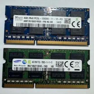 Memoria RAM DDR3 4GB Portátil 12800S